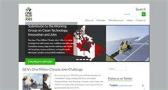 Desktop Screenshot of greeneconomynet.ca